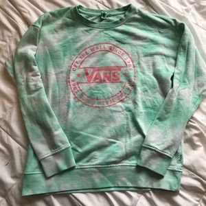 Mint tie dye sweatshirt